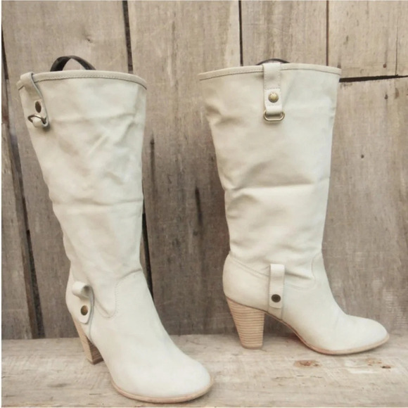 3/$30 Marc by Marc Jacobs Gray Eggshell Convertible Boots - Picture 3 of 14